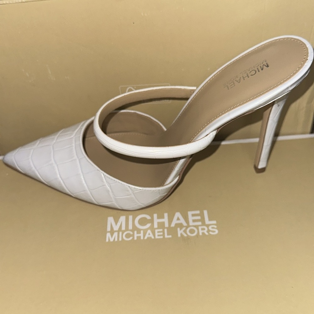 Embossed croc leather Michael KORS